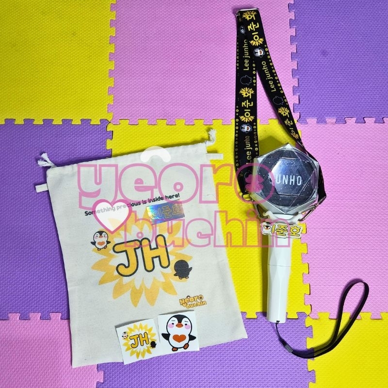 PELUNASAN | 2PM Lee Junho - Sunflower Lightstick Strap Cheering Kit