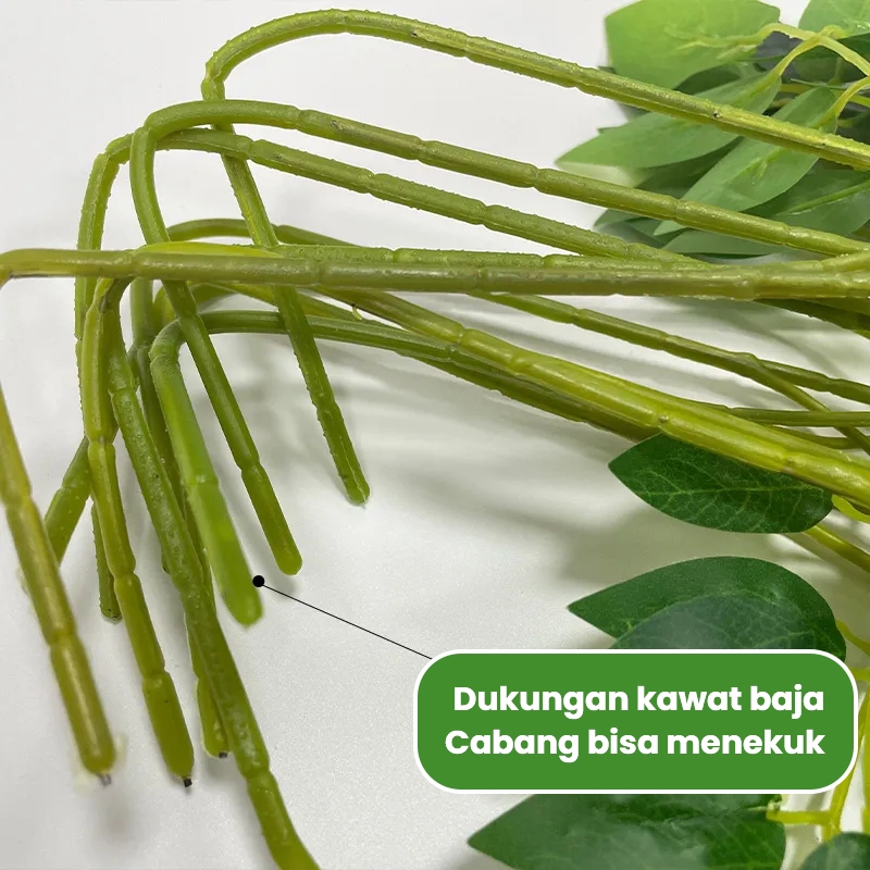 ID [ 110CM/PCS ] BUNGA WISTERIA JUMBO 1 LUSIN DEKORASI WEDDING PERNIKAHAN WISTERIA LUSINAN