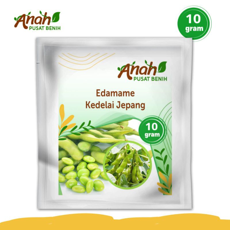 benih kacang kedelai edamame 10 gram / benih kedelai jepang / bibit edamame