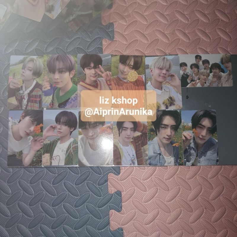 pc enhypen orange blood weverse shop lenti card transparant holder