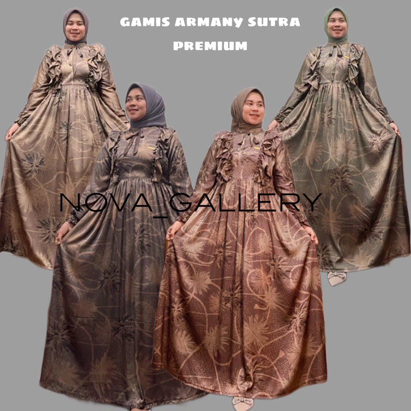 Gamis sutra premium