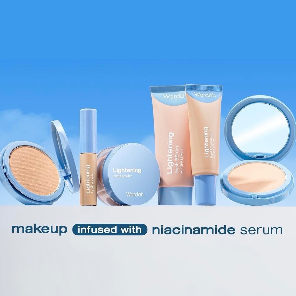 WARDAH Lightening Makeup Series Indonesia / Liquid Foundation / Fresh BB Tint / Liquid Concealer / M