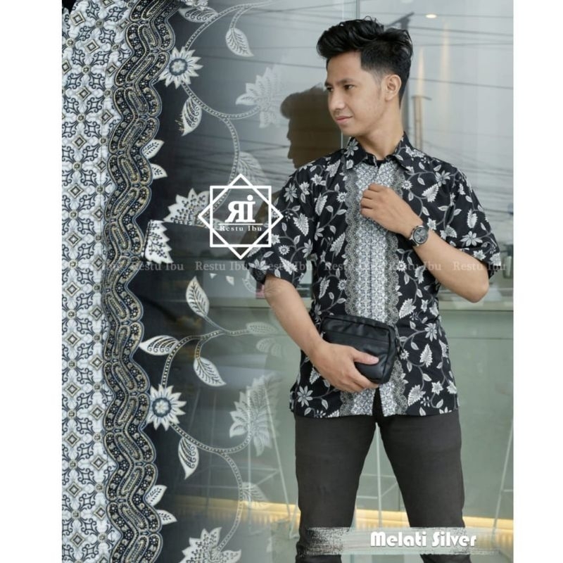 Kemeja Batik Pria Lengan Pendek Baju Batik Pesta Kemeja Batik Pria