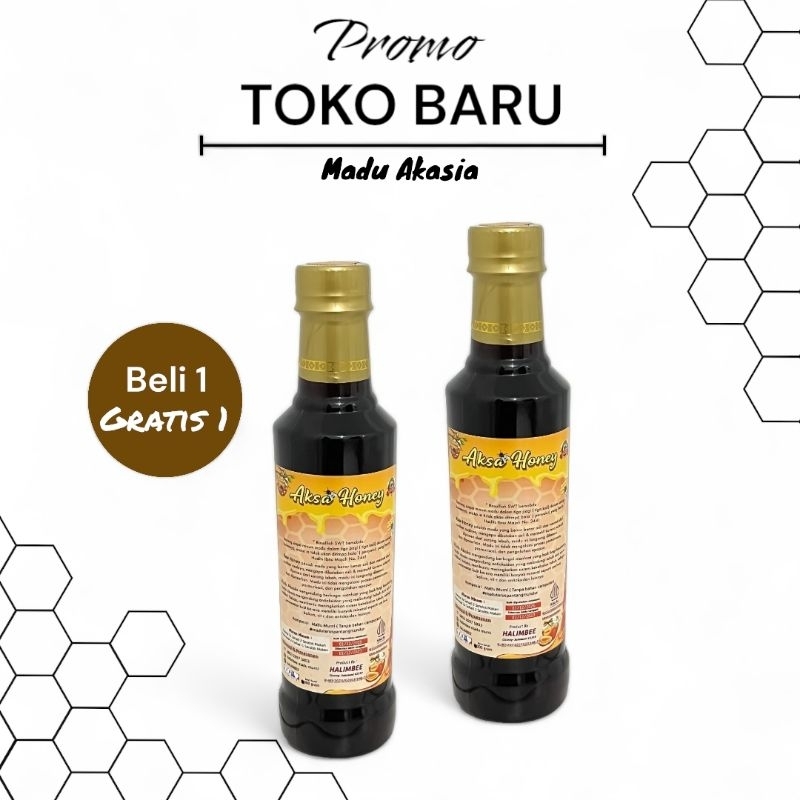 

(2pcs) Madu Murni Akasia 350ML+350ML