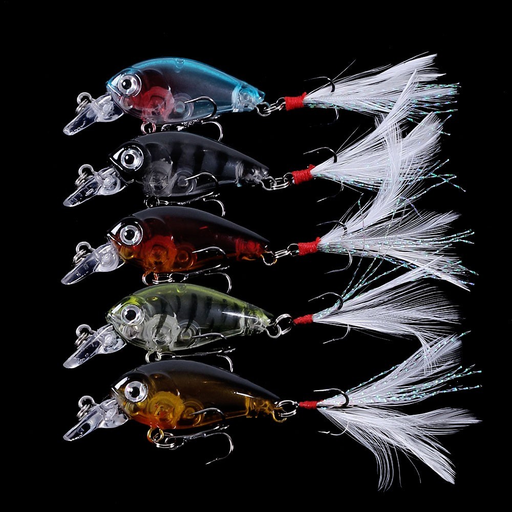 CBBULU Lure Minnow Mini Crank Bait Umpan Casting Hampala UL Ultralight