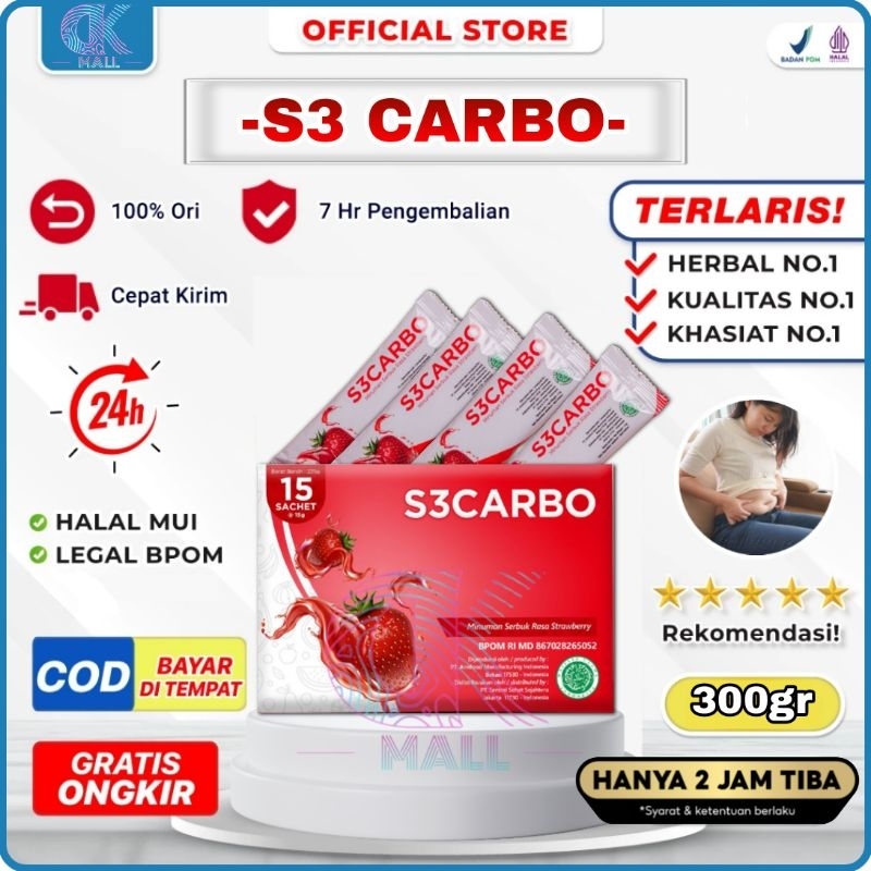 S3 Carbo S3Carbo Peluntur Lemak BPOM