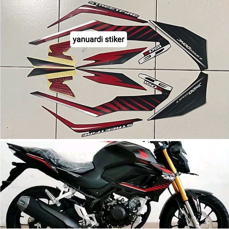 STRIPING LIST STIKER HONDA ALL NEW CB150R TAHUN 2021 STIKER CB 150 R 2021 streetfire