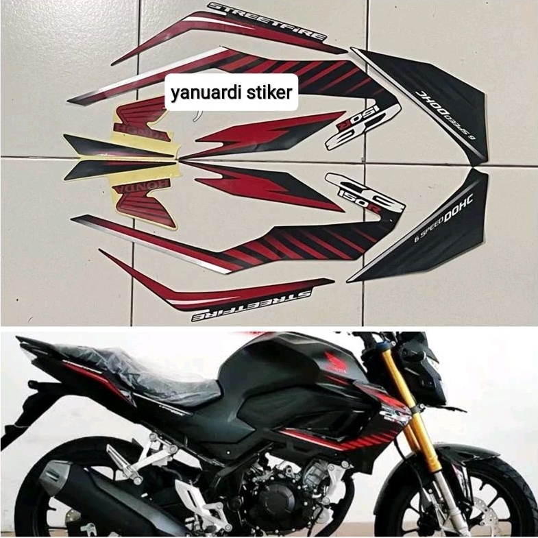 STRIPING STANDAR ORI LIST STIKER MOTOR HONDA ALL NEW CB150R TAHUN 2021 STIKER CB 150 R 2021 streetfi