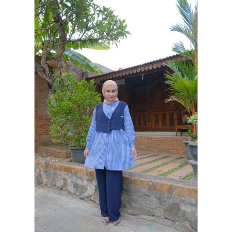 Best Product Asofa Khalifa Setelan Pakaian One Set Atasan dan Celana