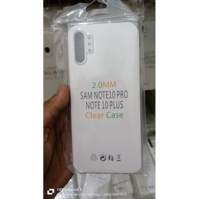 soft Case Clear Bening Samsung Note 10 PRO/SAMSUNG  NOTE 20plus Case Clear tpu
