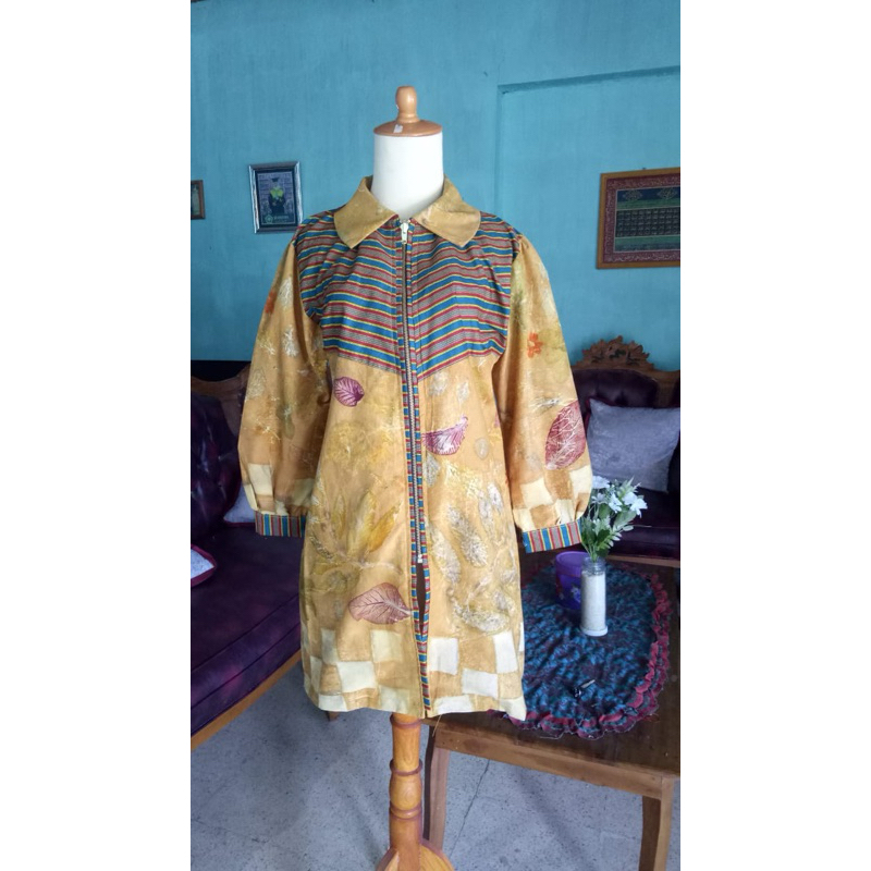 baju batik Ecoprint elegan