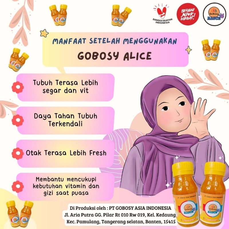 Gobosy Alice 6 botol