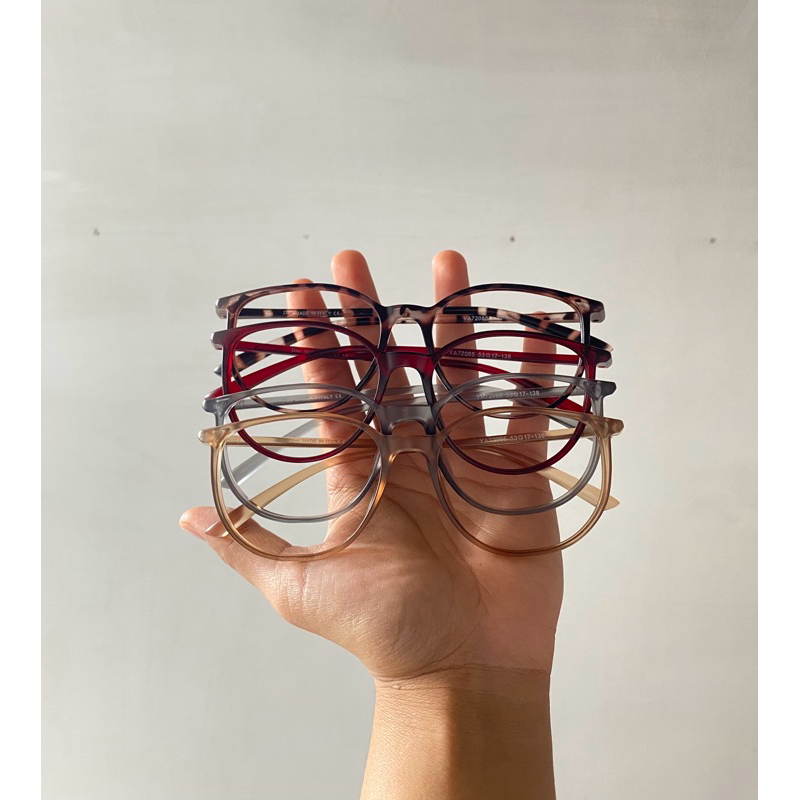 Kacamata/Frame Terbaru TR90 / Lentur 72085 Paket Lensa radiasi photocromig mines silinder plus || FR