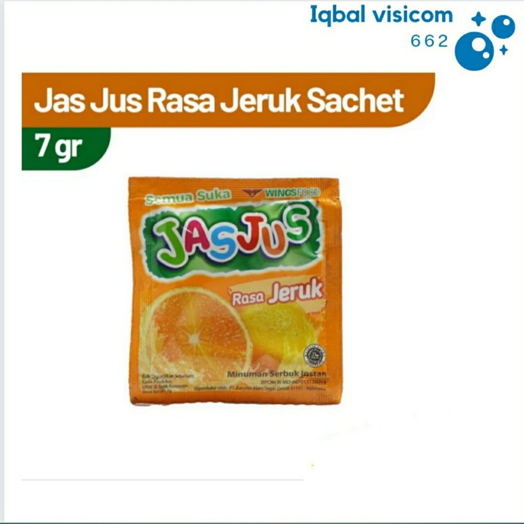 

Jas jus varian rasa Sachet 7 gr - Jeruk