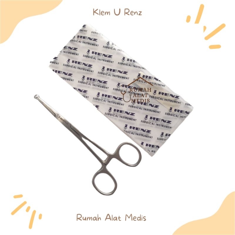 Klem U 14 cm Renz klem u renz klem u implant klem implant klem renz 14 cm