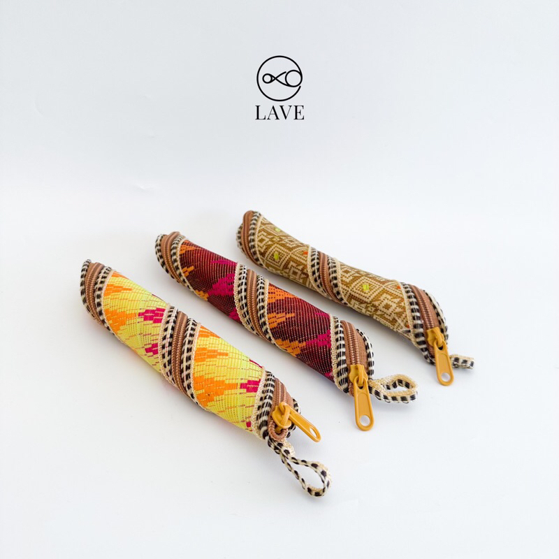 

Swirl Pencil Case / Tempat Pensil Batik Songket