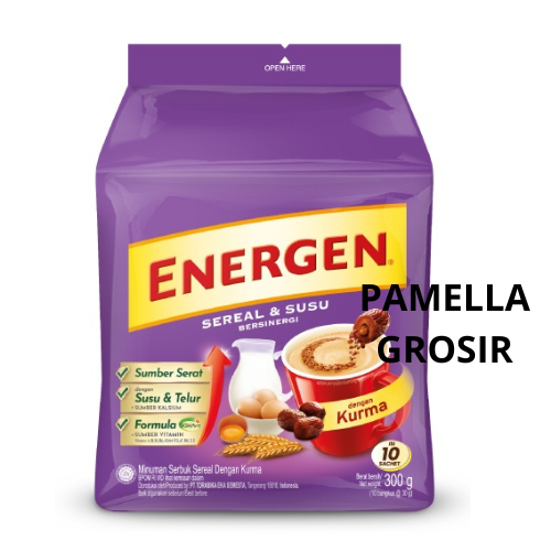 

ENERGEN KURMA 30G 1 RENTENG ISI 10 PCS