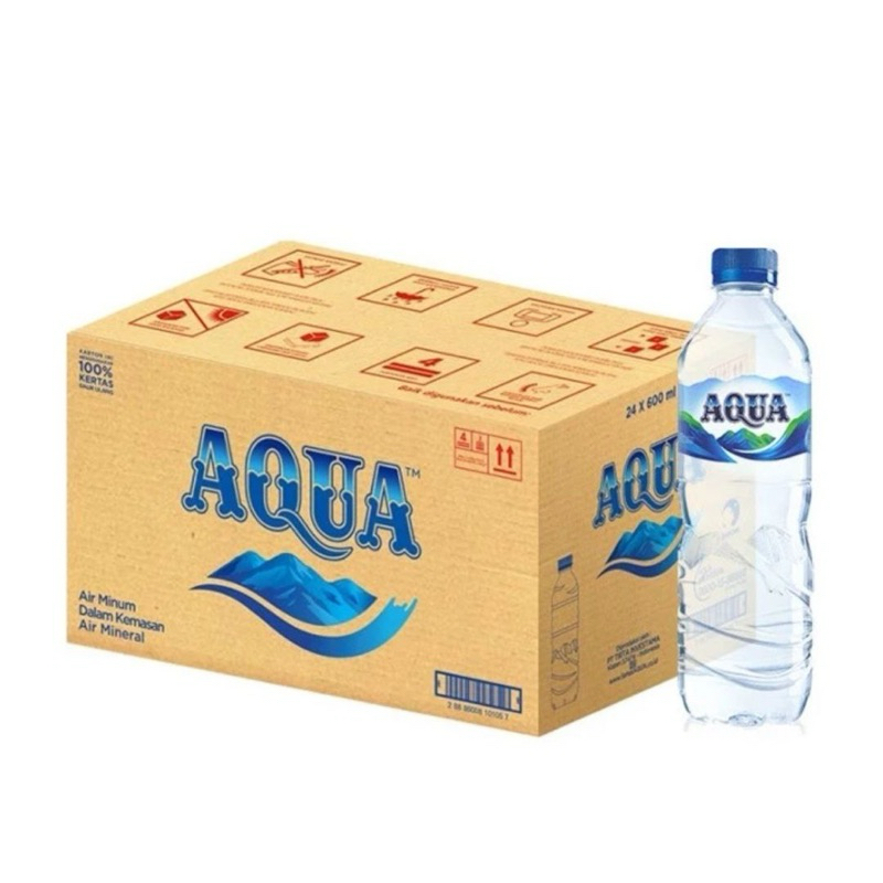 

AIR MINERAL AQUA 600ML 1 DUS ISI 24