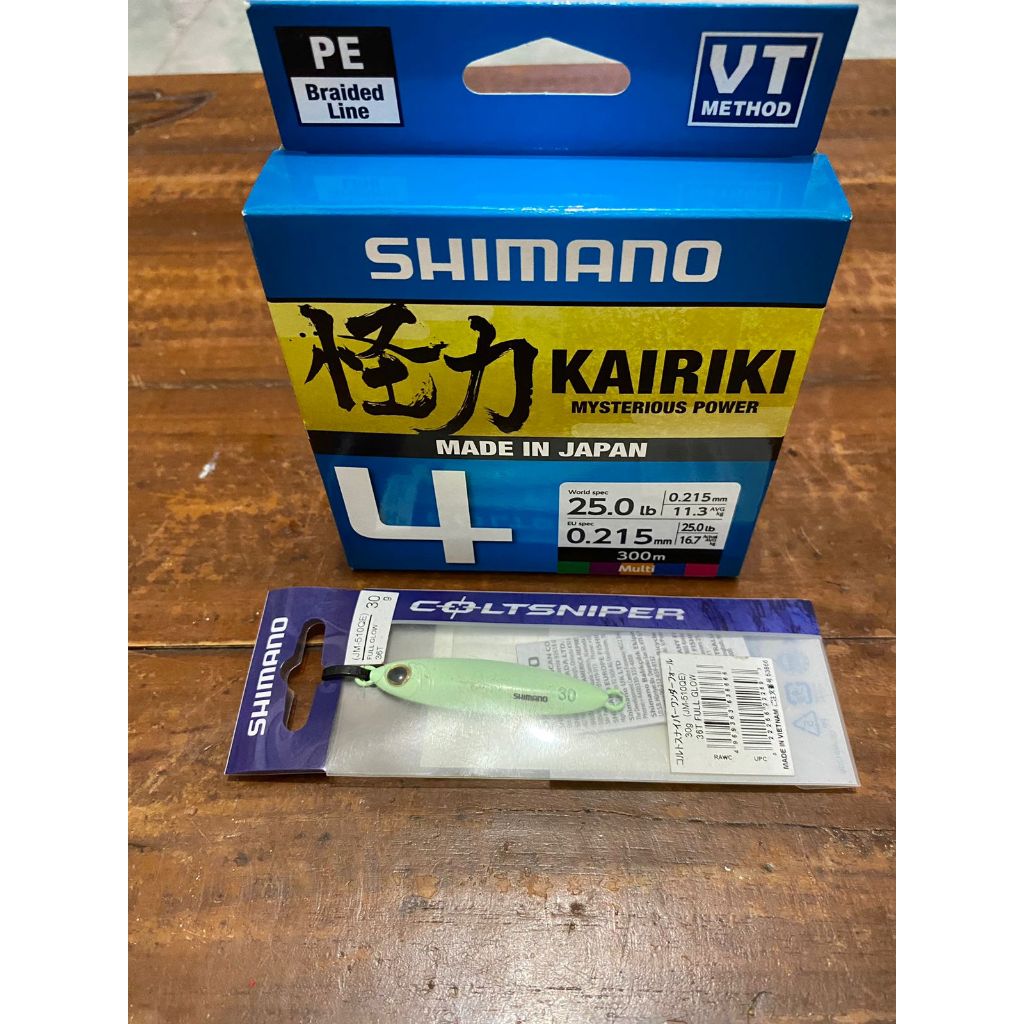 SENAR PE SHIMANO KAIRIKI X-4 25 LB 300M