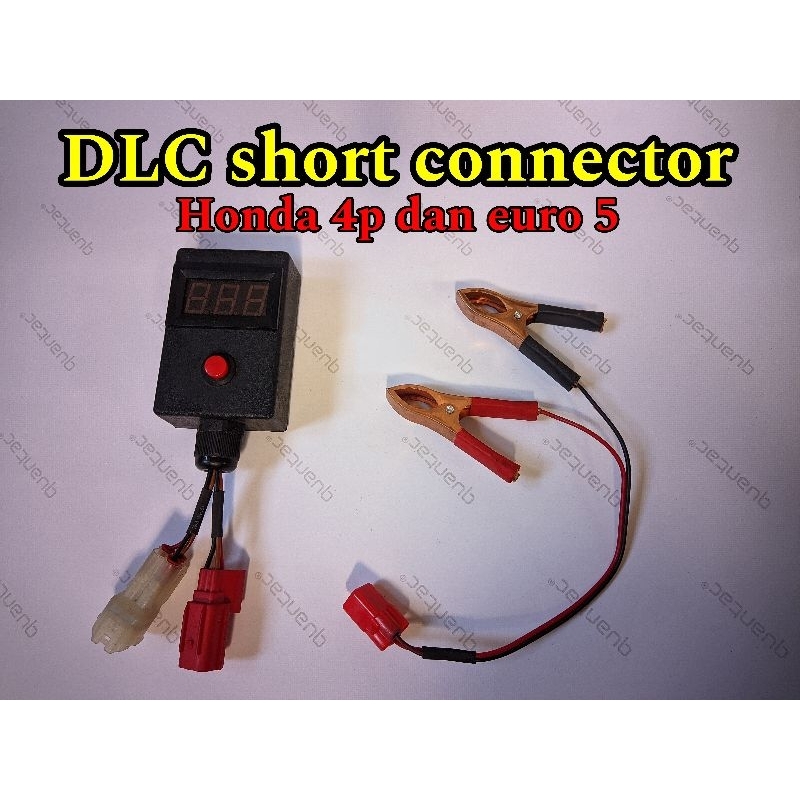 DLC short connector SCS alat reset ecu manual motor honda injeksi euro 5 fuel injection voltmeter di