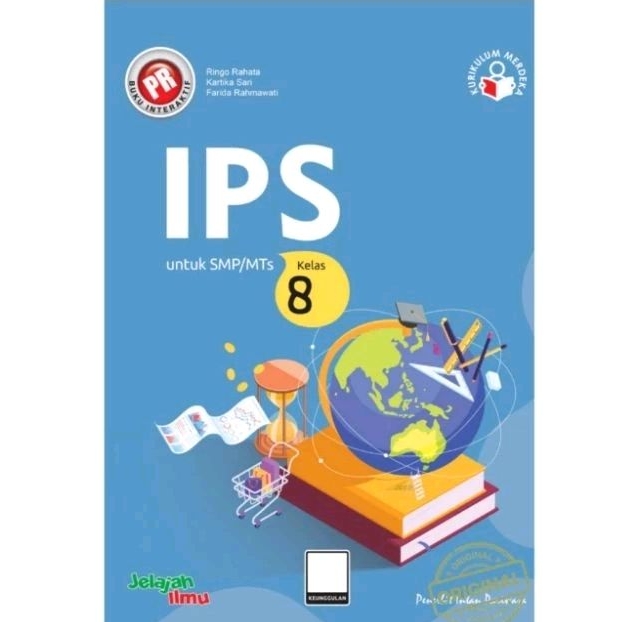 Buku lks pr IPS Kelas VIII, 8 semester 2 kurikulum merdeka tahun 2024 Intan Pariwara