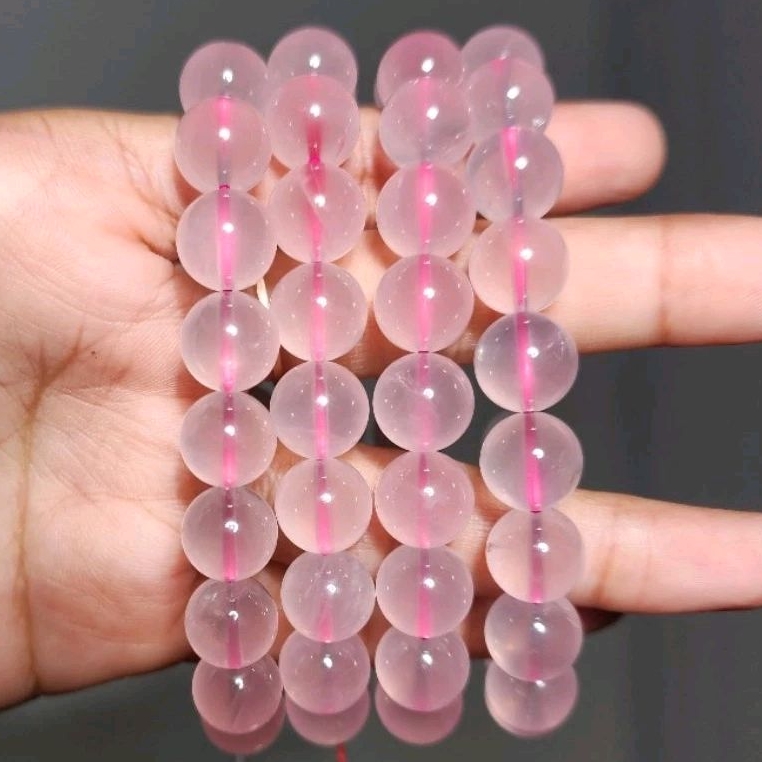 BRACELET/ROSE QUARTZ BRACELET