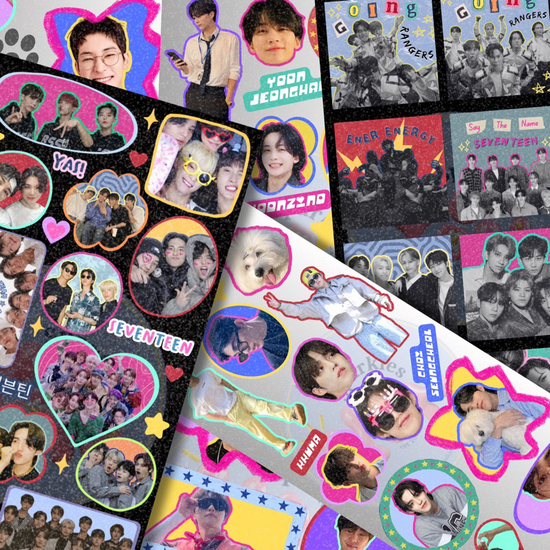 

For My Love Glitter Sticker {Seventeen, Enhypen, Riize, TWS}
