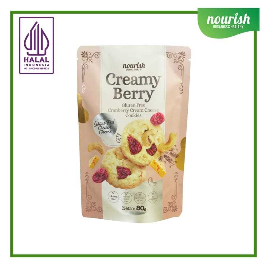 

OMAHBAYI - Creamy Berry Gluten Free Cranberry Cream Cheese Cookies 80gr