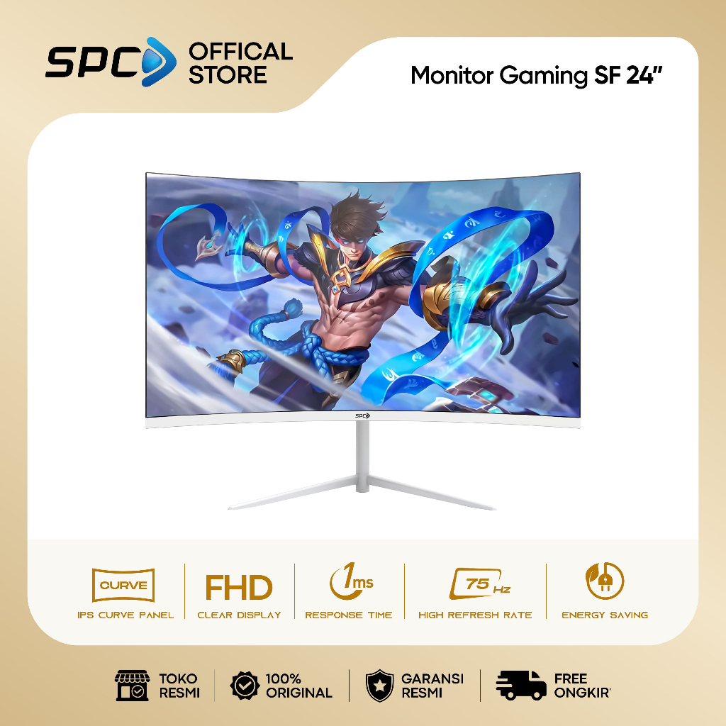 Monitor SPC Gaming LED Full HD 24 inch Curve