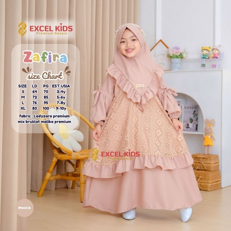 GAMIS ANAK ZAFIRA FREE HIJAB