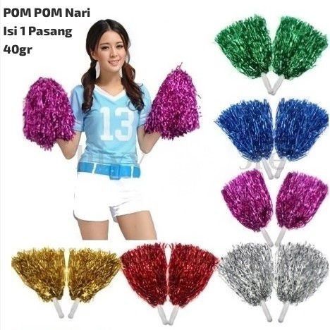 pom pom cheerleader / pom pom tari sepasang