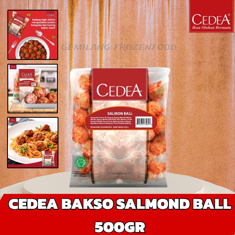 

CEDEA BAKSO SALMOND BALL 500GR