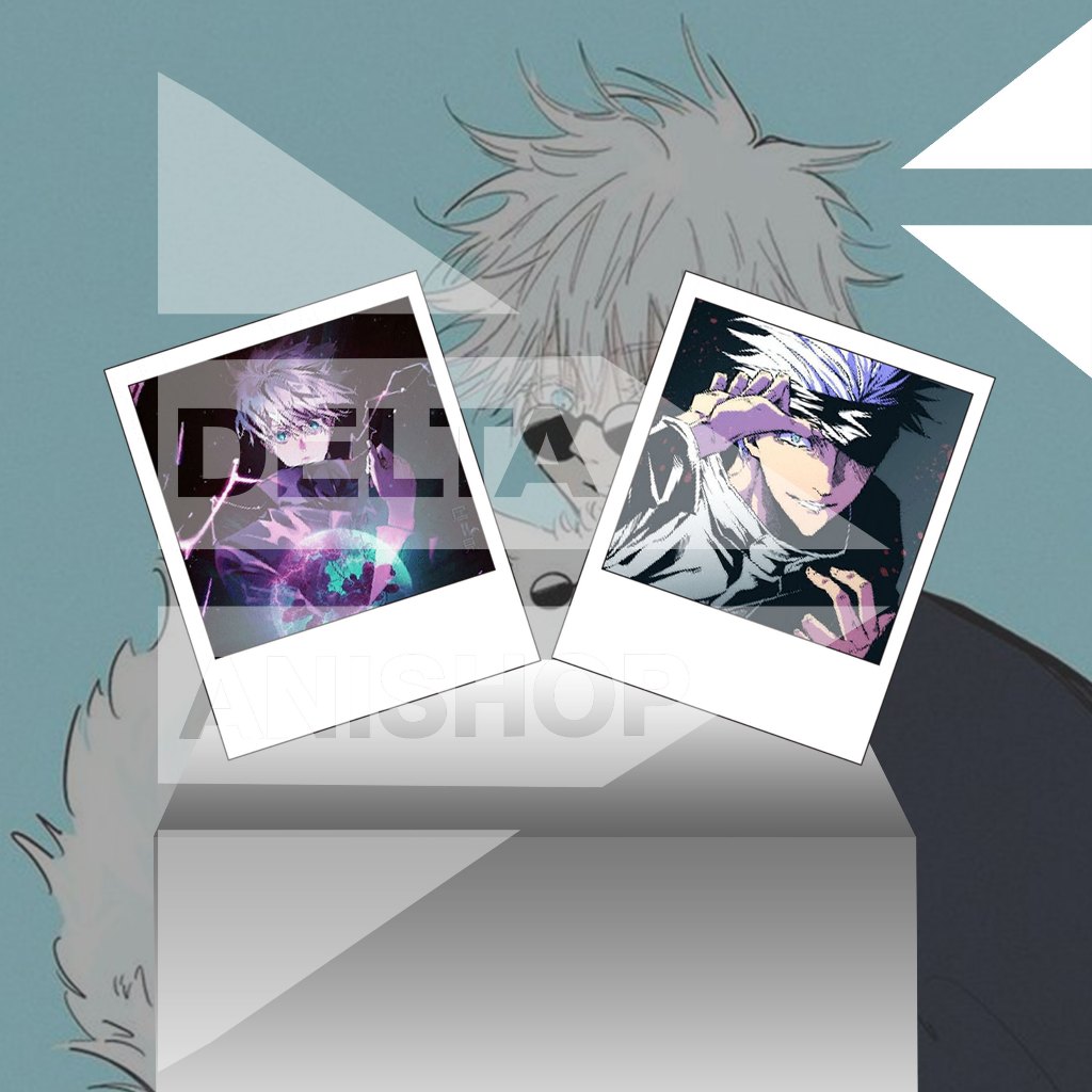 Polaroid / photocard anime - jujutsu kaisen - Gojo satoru