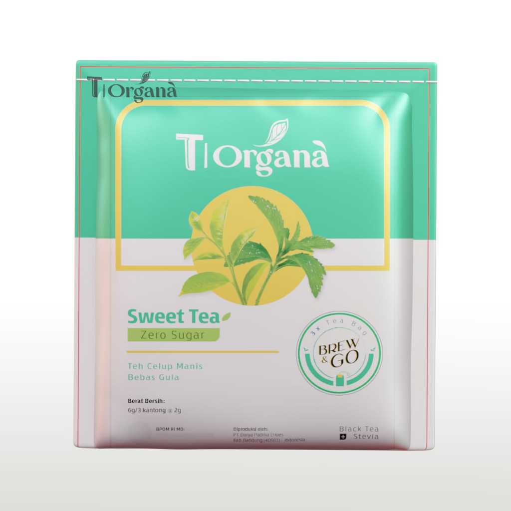 T|Organa Paket Diet Gula 20 Hari Teh Stevia