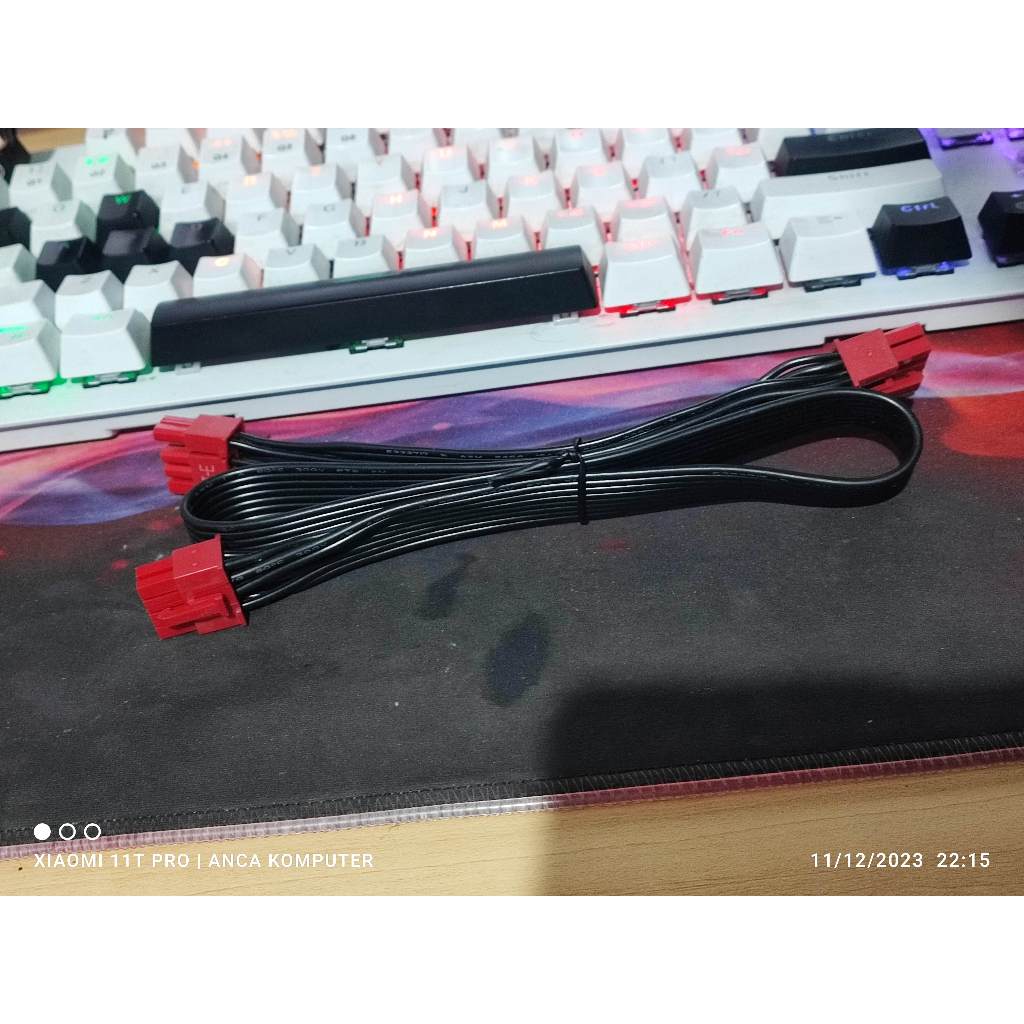 kabel PSU modular PCIe VGA 8 pin to 2x 6+2 original bawan psu thermaltake