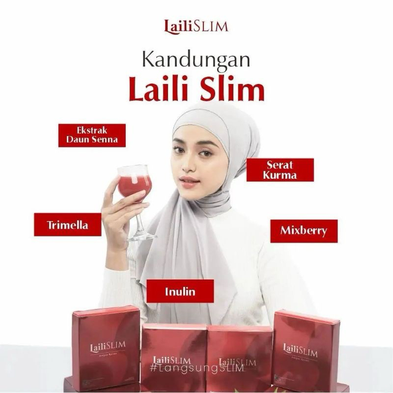 LAILI SLIM MINUMAN FIBER PELANGSING BADAN