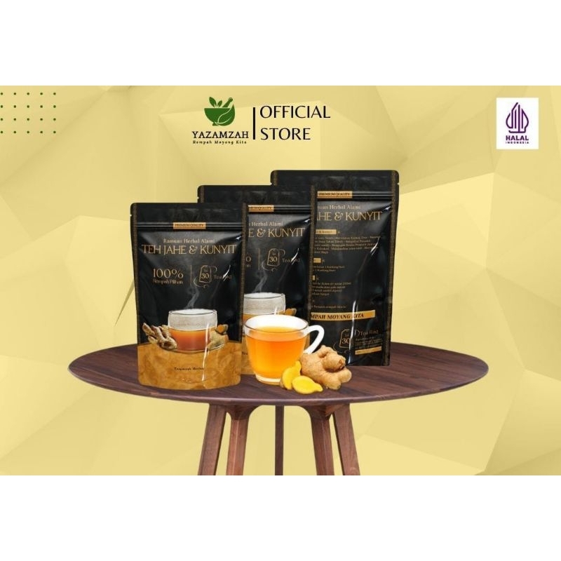 

OBAT LAMBUNG SAKIT DAN MAGH | TEH JAHE KUNYIT YAZAMZAH 100% BAHAN ALAMI