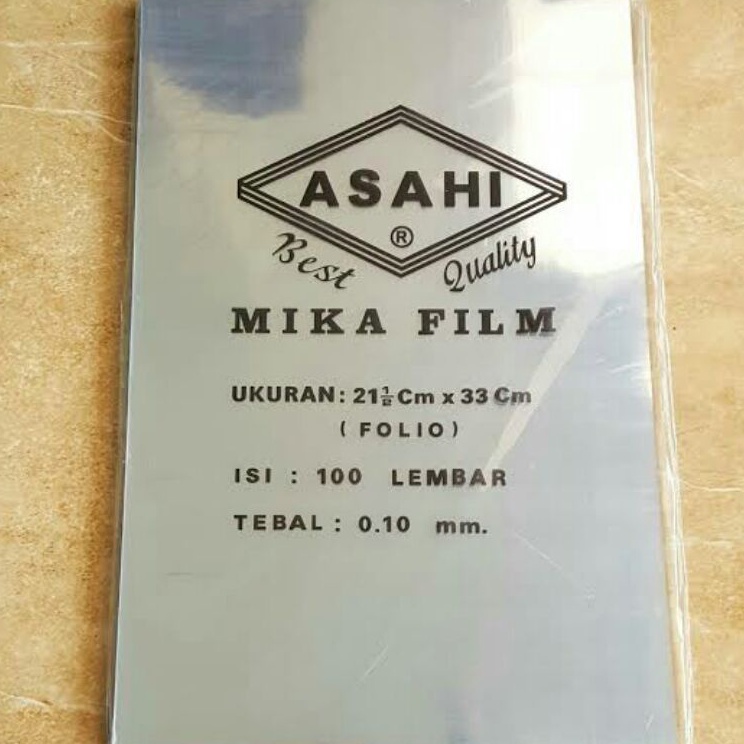 

Best Plastik Mika Jilid ASAHI 0.10mm ( 1pak/100lembar ) ➬✪✸