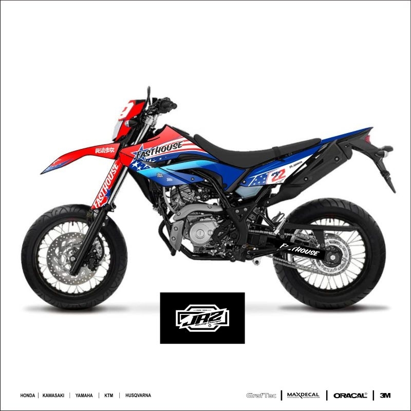 Decal yamaha WR 155R full body - Decal supermoto