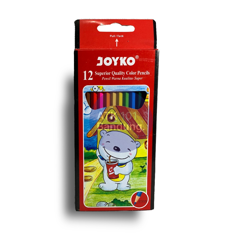 

Pensil warna warni Joyko CP-12PB 1Pack isi 12 Warna