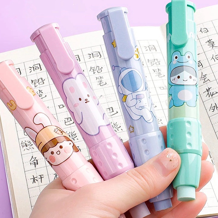 

Model Terkini retractable cute eraser korean style penghapus pensil bentuk pen shape eraser ➫➻❀✺