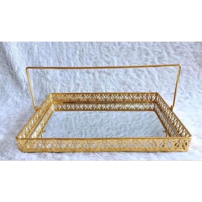 nampan cantik | nampan gantung kaca | nampan kaca