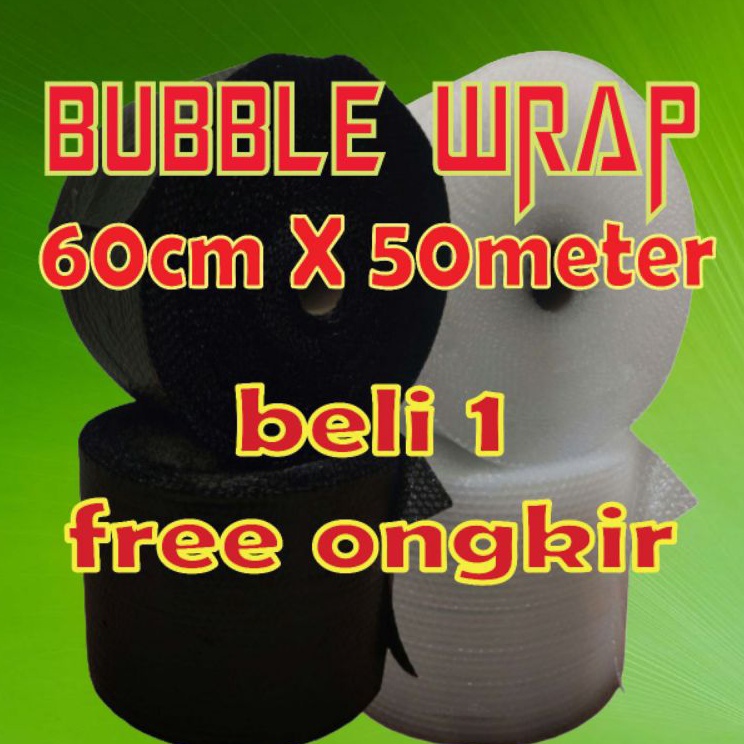 

Grosir Bubblewrap 60cm x 50meter || plastik pecking bubblewrap Best Seller