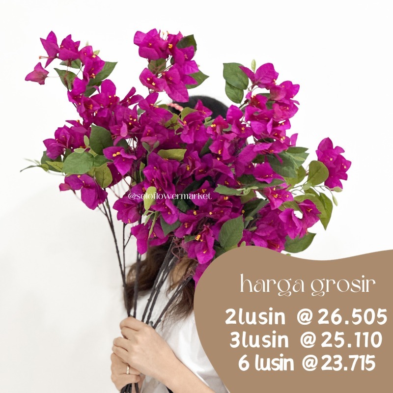 89CM NEW Bougenville spray Artificial Aksesoris bougainville palsu plastik Bougenville Bunga Bugenvi