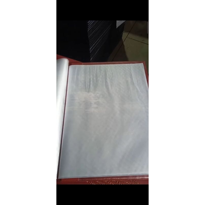 

Mika buram / soft PVC ukuran F4 Dan A4