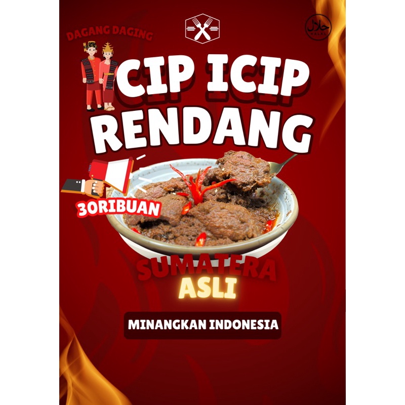 

Terbaik Rendang Hitam sumatera versi Icip Icip doloe 2X PORSI MAKAN 120gr buruan