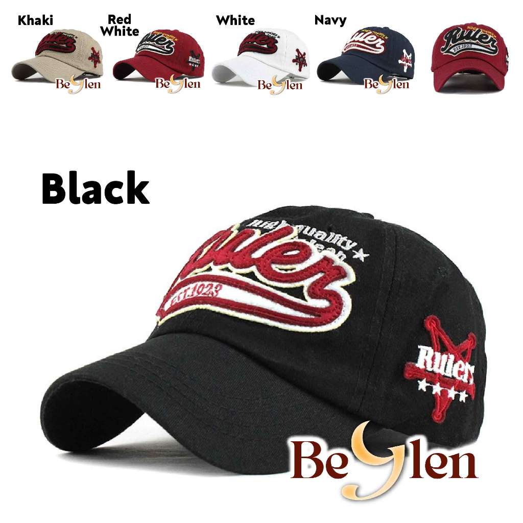 Topi RULER EST.1923 BASEBALL Hat Fashion Pria Wanita Distro Dewasa