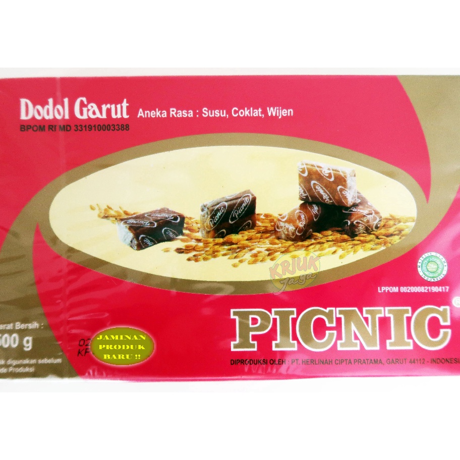 

TIPE GW161 DODOL GARUT PICNIC ORIGINAL SPESIAL QUALITY 500 Gram