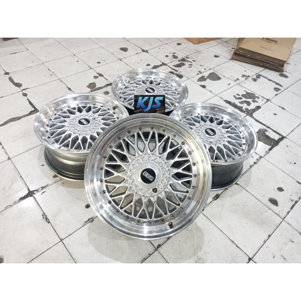 Velg Racing Second BBS Ring 18 Pcd 4x100 4x114 R18 Buat Yaris Jazz Raize Rocky Livina Evalia Avanza 