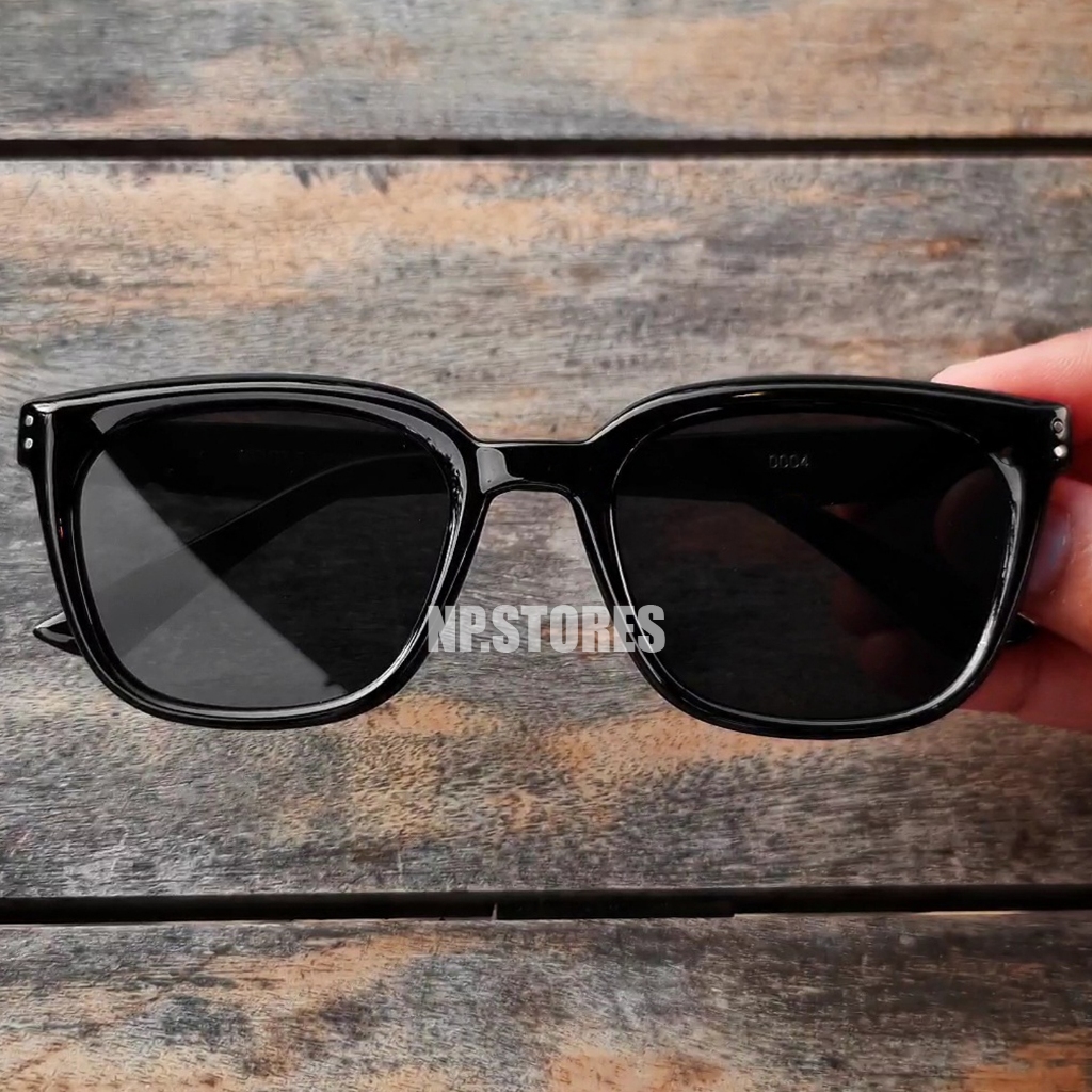 Kacamata Hitam Pria Wanita Gaya Trendy Korea Dan Lagi Hits Fashion Bahan Plastik Tebal Warna Hitam K